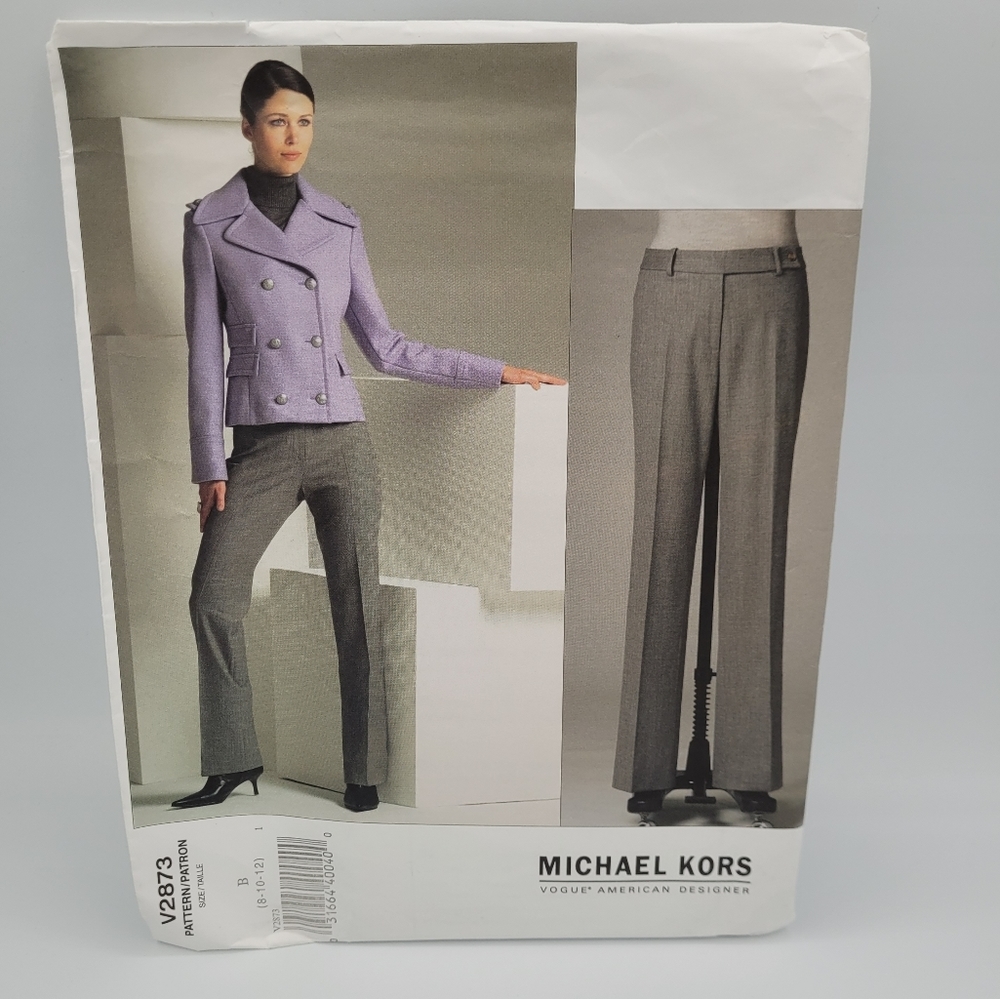 Uncut Michael Kors Vogue American Designer V2873 Sewing Pattern Limited Ed
